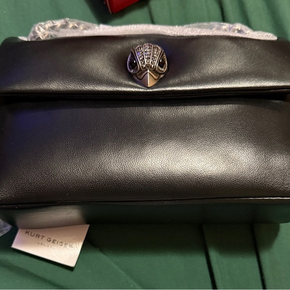 Kurt Geiger London Black Mini Leather Kew Convertible Shoulder/Crossbody - Picture 2 of 3